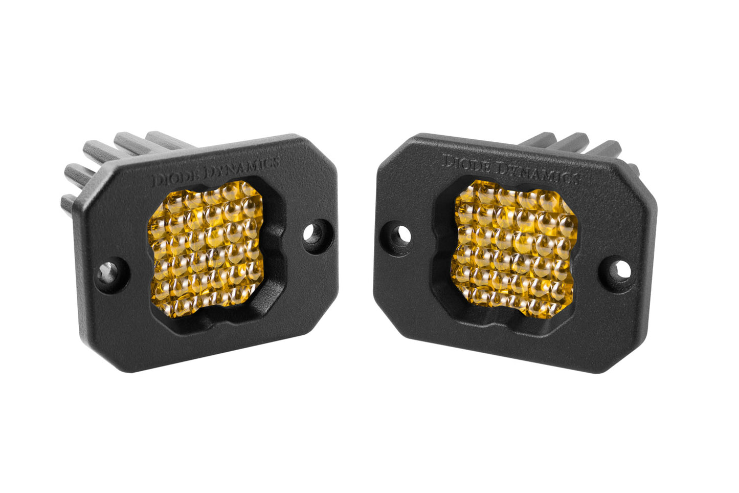 Stage Series C1 LED Pod Pro Yellow Flood Flush ABL Pair Diode Dynamics