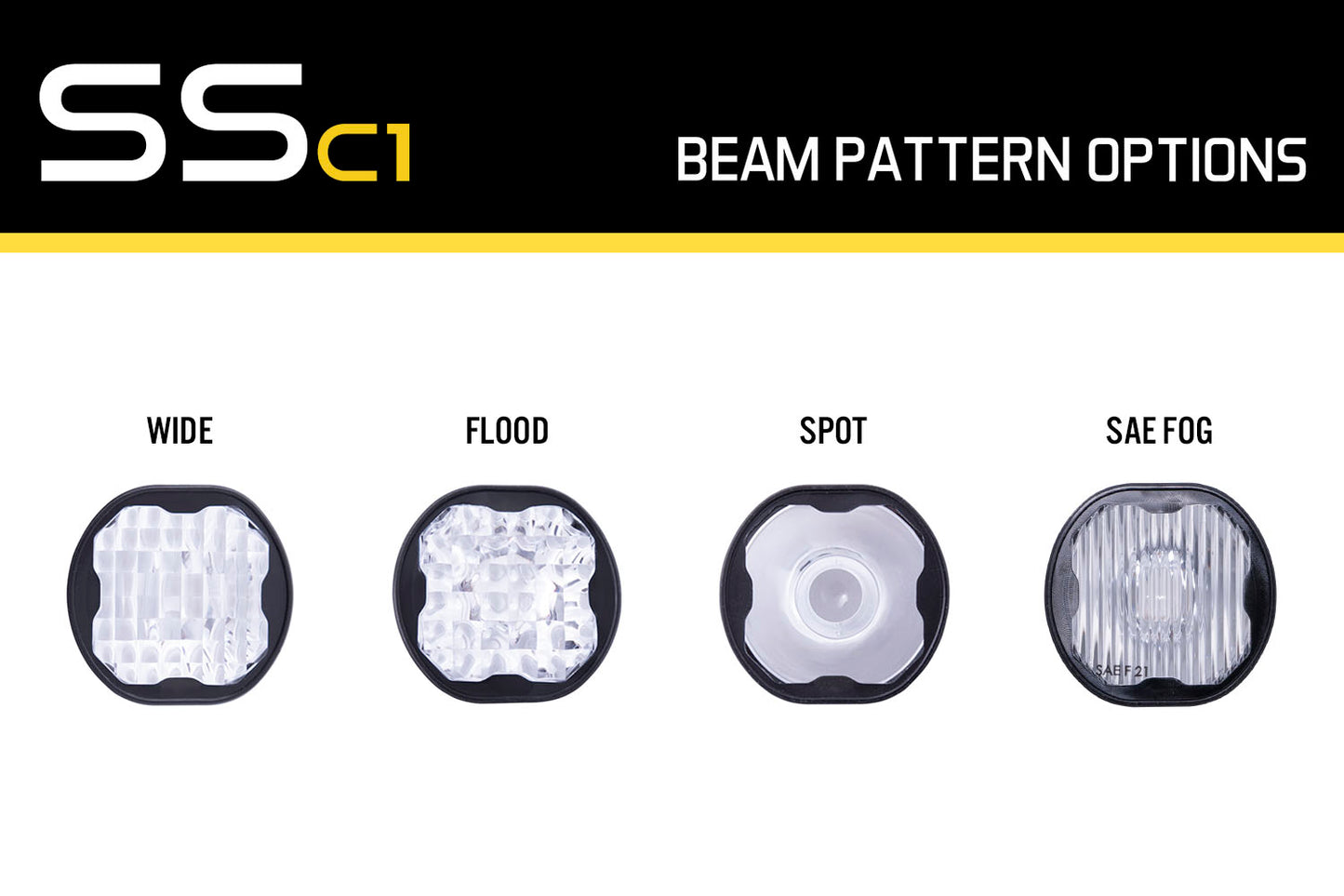 Stage Series C1 Linse SAE Nebel Klar Diode Dynamics