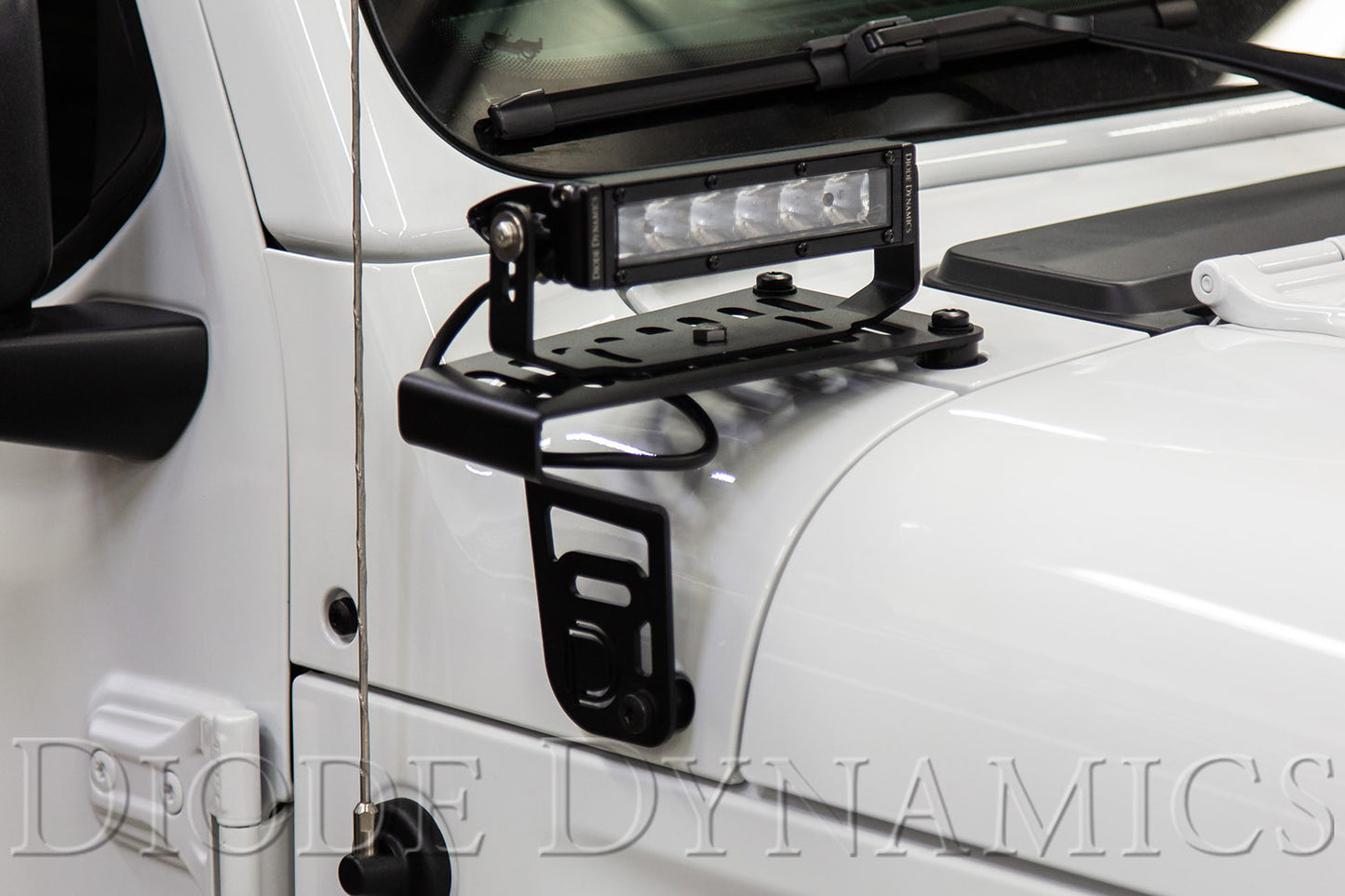 Kit de soporte de LED para cubierta SS3 para Jeep JL Wrangler/Gladiator 2018-2021, blanco deportivo