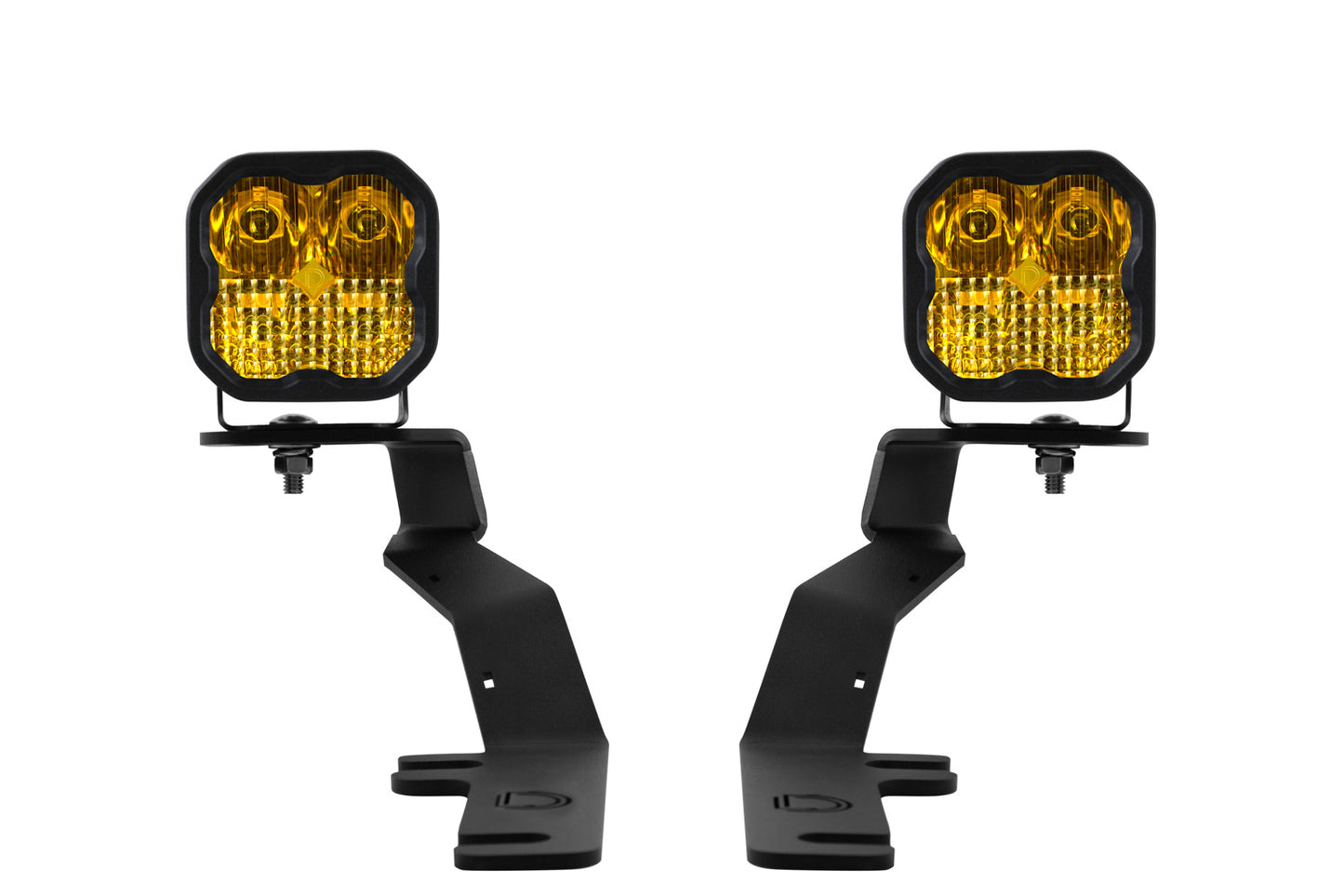 SS3 LED Ditch Light Kit for 2015-2020 Ford F-150 Sport Yellow Combo Diode Dynamics