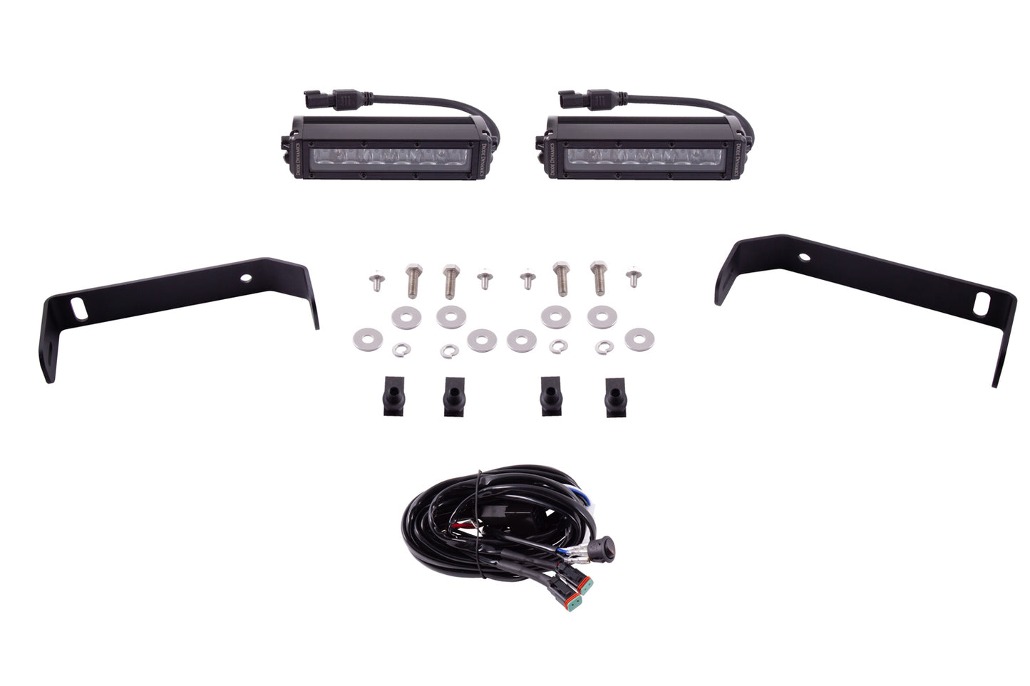 Kit de barra de luces LED SS6 para Ford Ranger 2019-2021, luces de conducción blancas