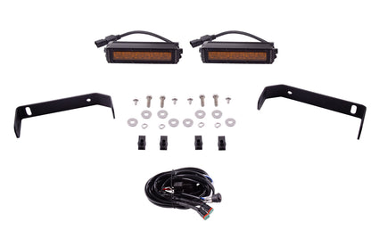 Kit de barra de luces LED SS6 para Ford Ranger 2019-2021, conducción en ámbar