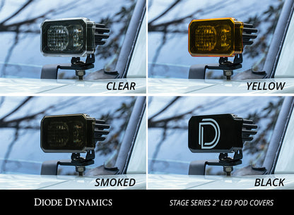 Stage Series 2 Zoll LED-Pod-Abdeckung, getönt, jeweils