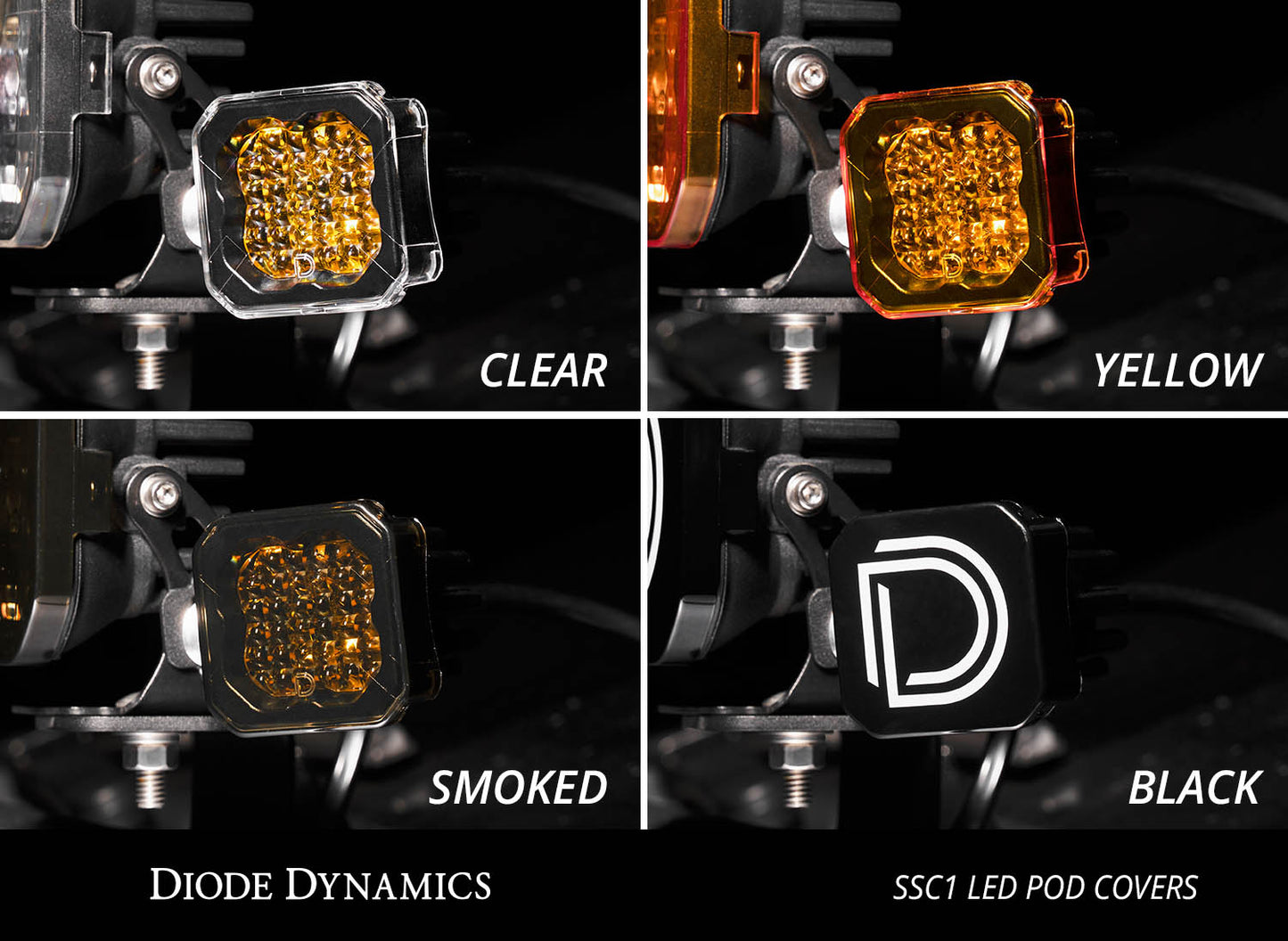 Stage Series C1 LED Pod Cover Gelb Jede Diode Dynamics