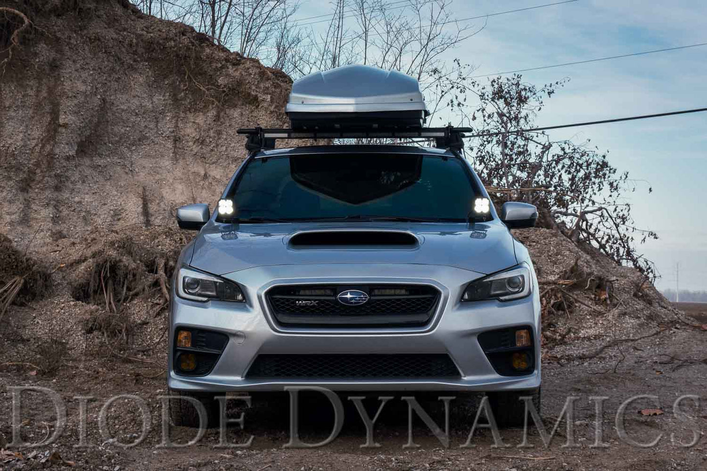 SS3 LED Ditch Light Kit for 2015-2021 Subaru WRX/STi, Sport White Combo Diode Dynamics