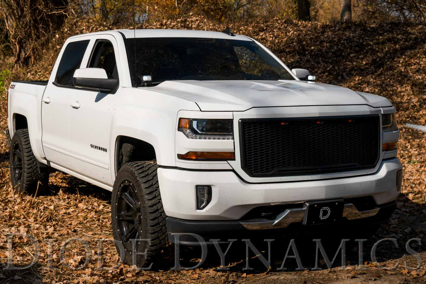 Ditch Light Brackets for 2014-2019 Chevrolet Silverado 1500 Diode Dynamics