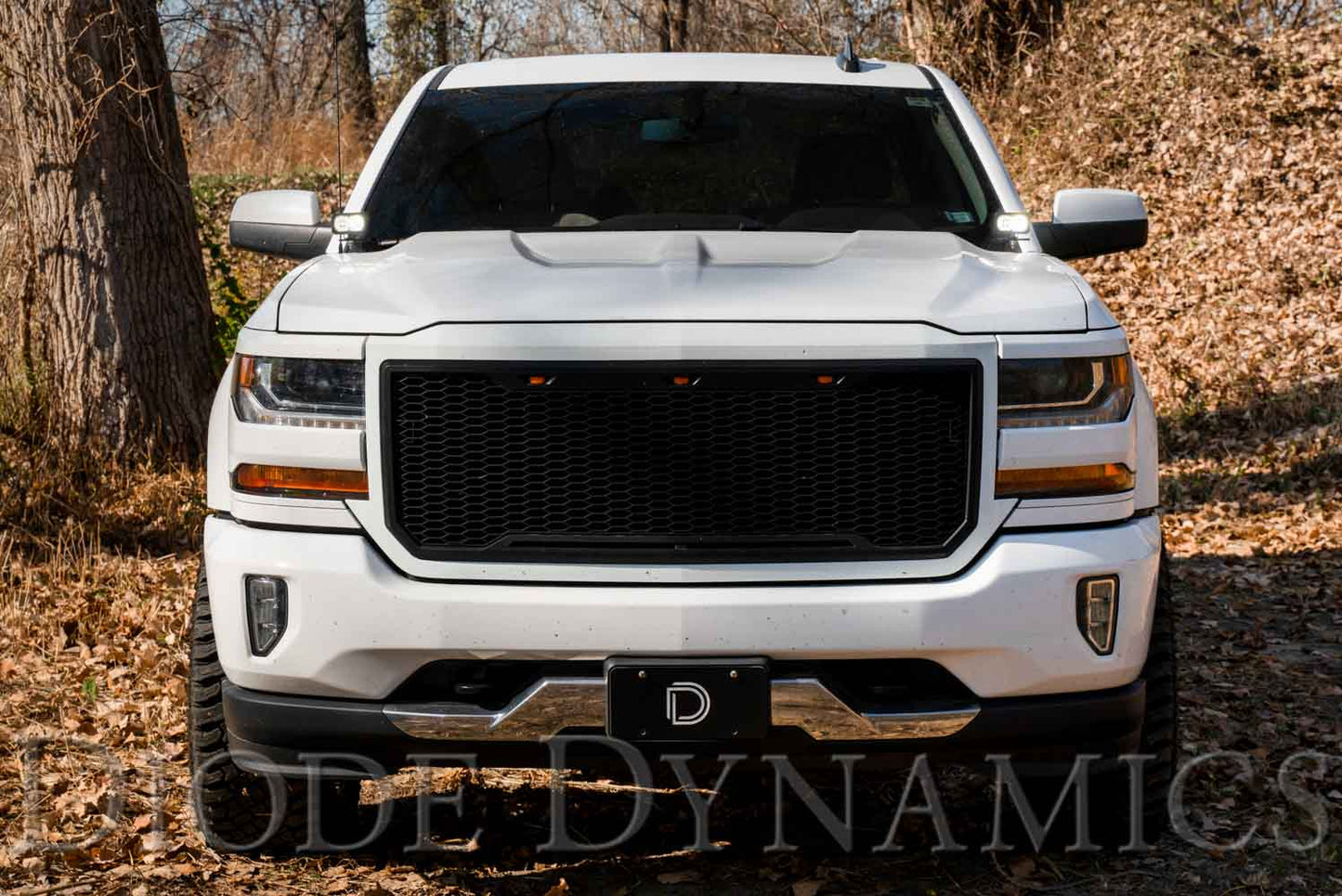 Kit de luces LED para zanjas SS3 para Chevrolet Silverado 1500 2014-2019, Sport White Combo Diode Dynamics