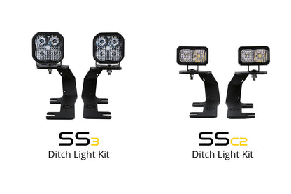 Kit de luces LED para zanjas SS3 para GMC Sierra 1500 2014-2019, combinación de diodos dinámicos en amarillo deportivo