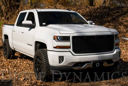 Kit de luces LED para zanjas SS3 para Silverado/Sierra 2014-2019, combinación Sport Yellow Diode Dynamics