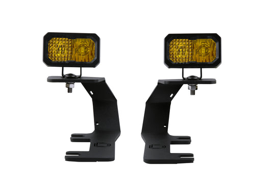 SSC2 LED-Grabenlicht-Kit für 2014-2019 Chevrolet Silverado 1500, Sport Yellow Combo Diode Dynamics