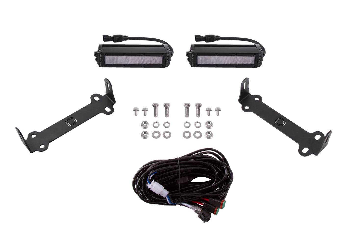 Kit de barra de luces LED SAE/DOT de la serie Stage para Toyota 4Runner 2014-2021, blanco SAE/DOT ancho