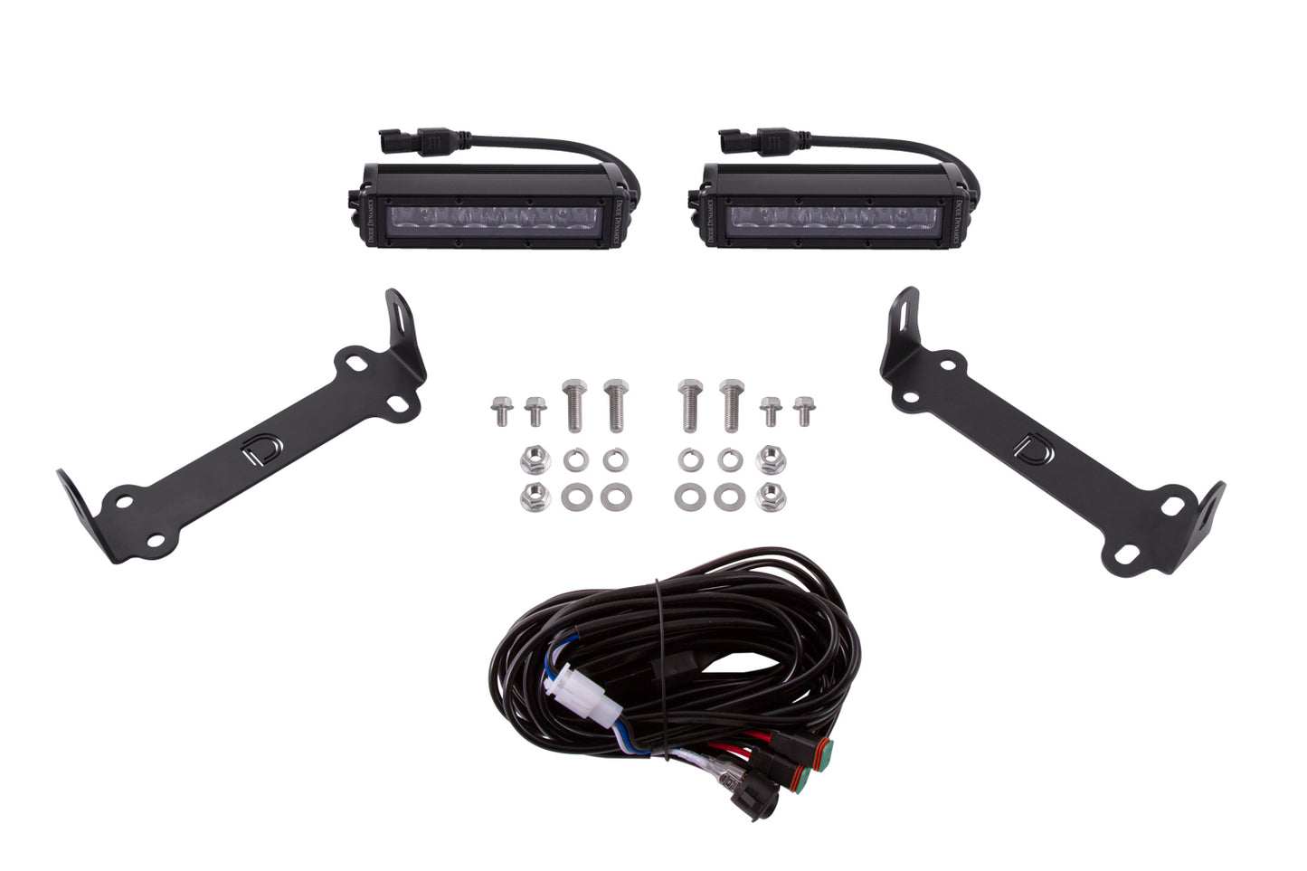 Kit de barra de luces LED SAE/DOT de la serie Stage para Toyota 4Runner 2014-2021, blanco SAE/DOT ancho