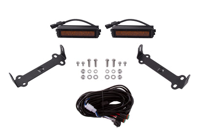 Kit de barra de luces LED SAE/DOT de la serie Stage para Toyota 4Runner 2014-2021 con dinámica de diodos de conducción ámbar