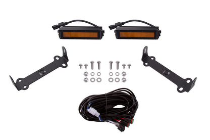 Kit de barra de luces LED SAE/DOT de la serie Stage para Toyota 4Runner 2014-2021, dinámica de diodos anchos SAE/DOT color ámbar