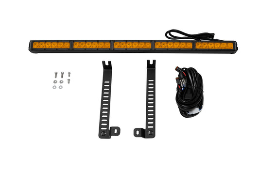 Kit de barra de luces Stealth individual SS30 para Toyota 4Runner 2014-2019 Dinámica de diodo de conducción ámbar