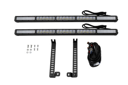 SS30 Dual Stealth Lightbar Kit für 2014-2019 Toyota 4Runner Weiß Combo Diode Dynamics