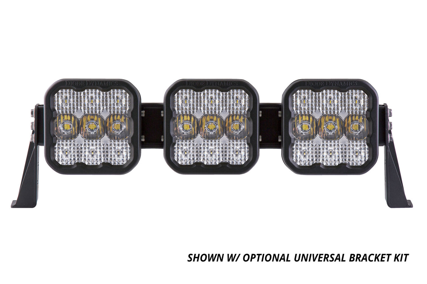 Barra de luces CrossLink de 3 unidades con diodos dinámicos blancos combinados SS5 Sport Universal