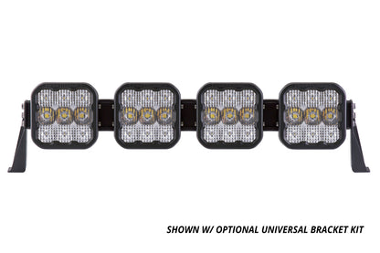 Barra de luces CrossLink universal SS5 Sport de 4 unidades con diodos combinados amarillos