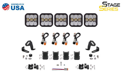 SS5 Sport Universal CrossLink 5-Pod Lichtleiste Weiß Combo Diode Dynamics