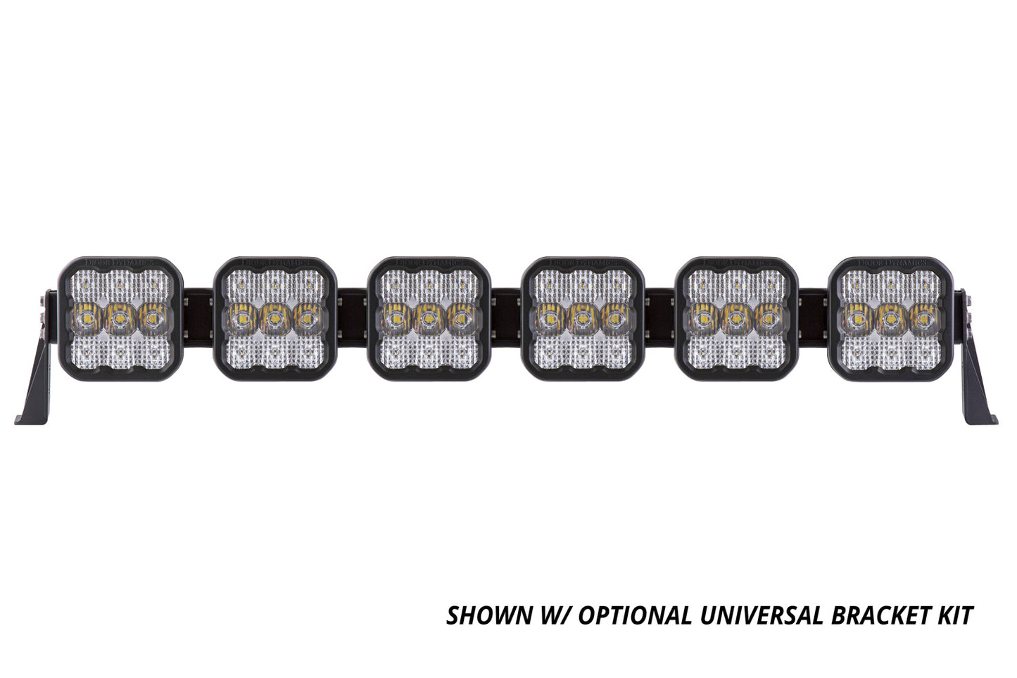 Barra de luces CrossLink universal SS5 Sport de 6 unidades con diodos combinados amarillos