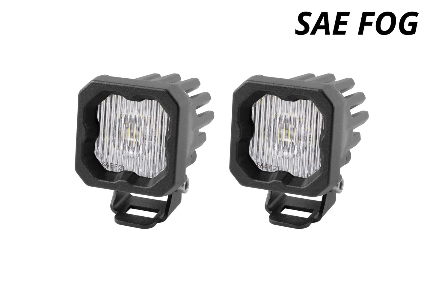 Stage Series C1 LED Pod Weiß SAE Nebel Standard WBL Paar Diodendynamik