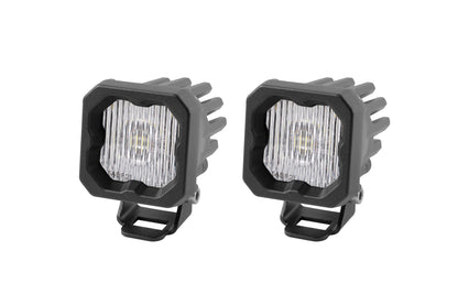 Serie Stage C1 LED Pod Blanco SAE Niebla Estándar WBL Par Diodo Dinámico