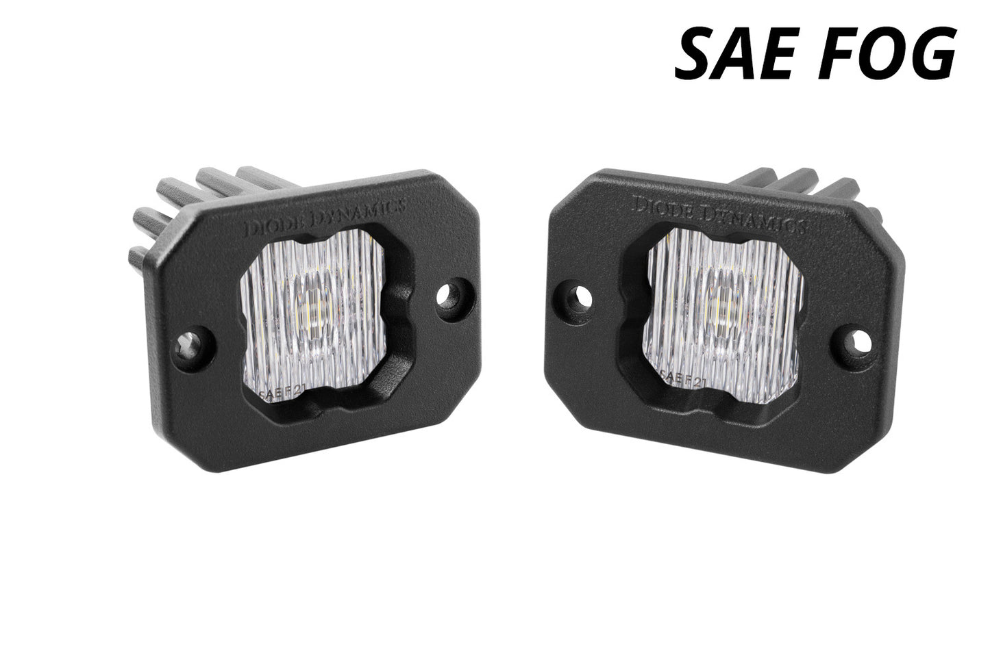 Stage Series C1 LED Pod Weiß SAE Nebel Flush WBL Paar Diode Dynamics