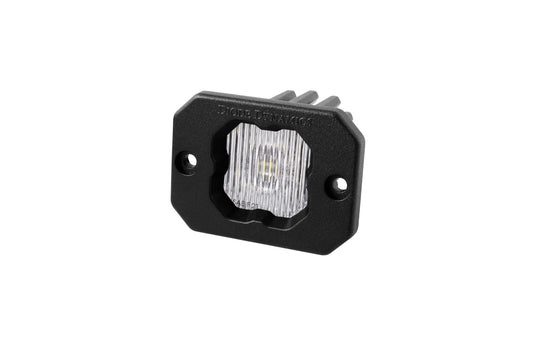 Stage Series C1 LED Pod White SAE Fog Flush WBL Each Diode Dynamics