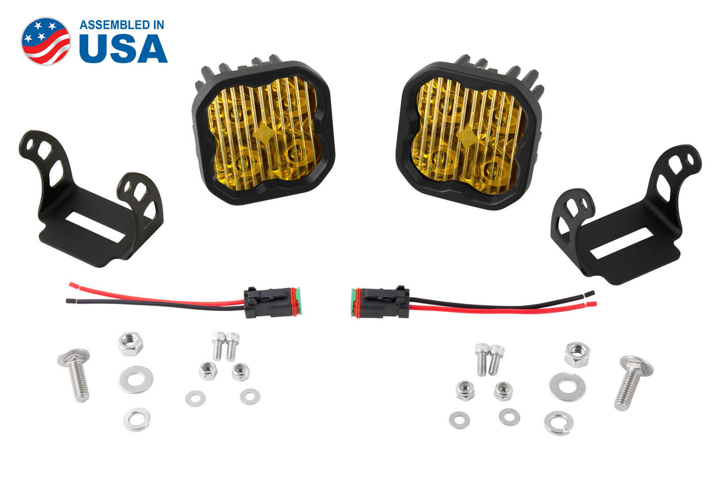 Dinámica de diodos de par estándar para niebla SAE SS3 Max ABL amarillo