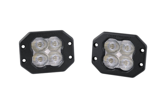 Dinámica de diodos de par de luces antiniebla SAE SS3 Sport ABL blancas