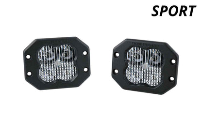 SS3 Sport WBL White Flood Flush Pair Diode Dynamics