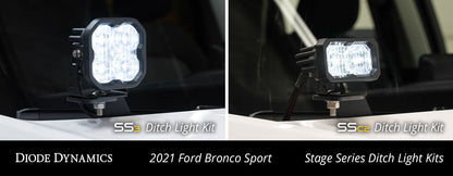 Ditch Light Brackets for 2021 Ford Bronco Sport Diode Dynamics