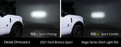 Soportes de luz de zanja para Ford Bronco Sport 2021 Diode Dynamics