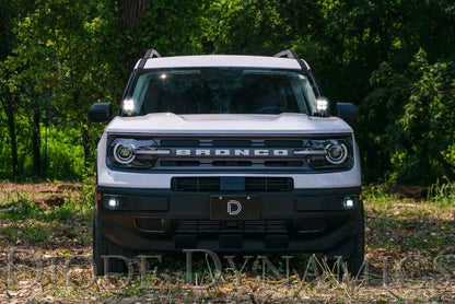 Kit de luces LED SS3 para zanjas para Ford Bronco Sport 2021, Sport White Combo Diode Dynamics