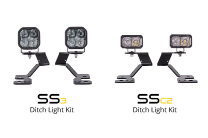 SS3 LED Ditch Light Kit for 2021 Ford Bronco Sport, Sport White Combo Diode Dynamics