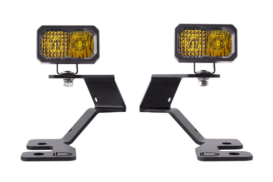 Stage Series 2in LED Ditch Light Kit for 2021 Ford Bronco Sport, Sport Yellow Combo Diode Dynamics