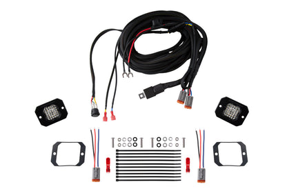 Stage Series Flush Mount Reverse Light Kit, C1 Sport Diode Dynamics