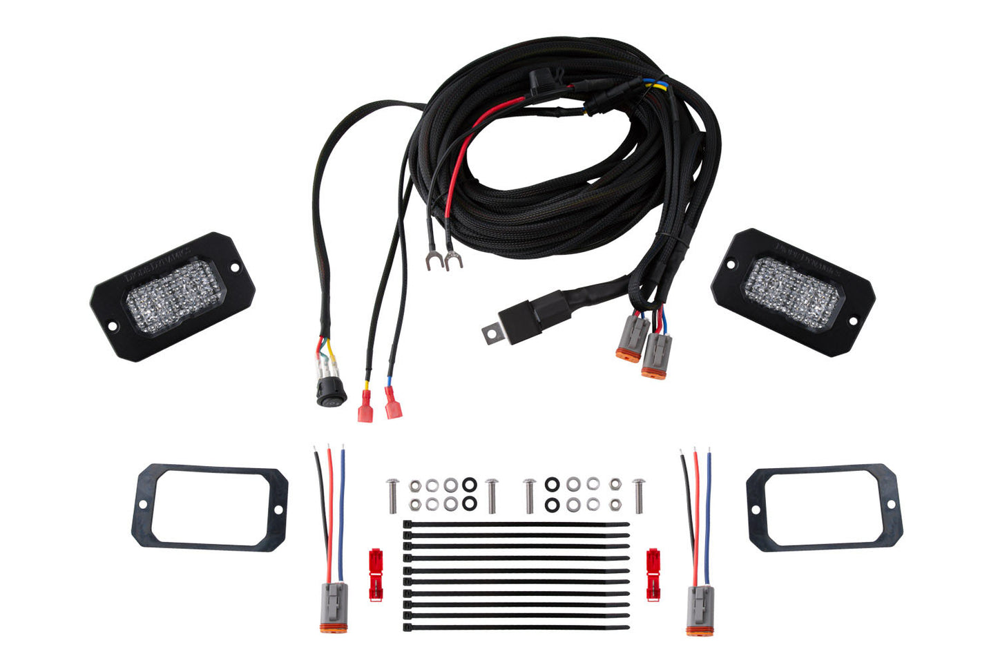 Stage Series Flush Mount Reverse Light Kit, C2 Sport Diode Dynamics