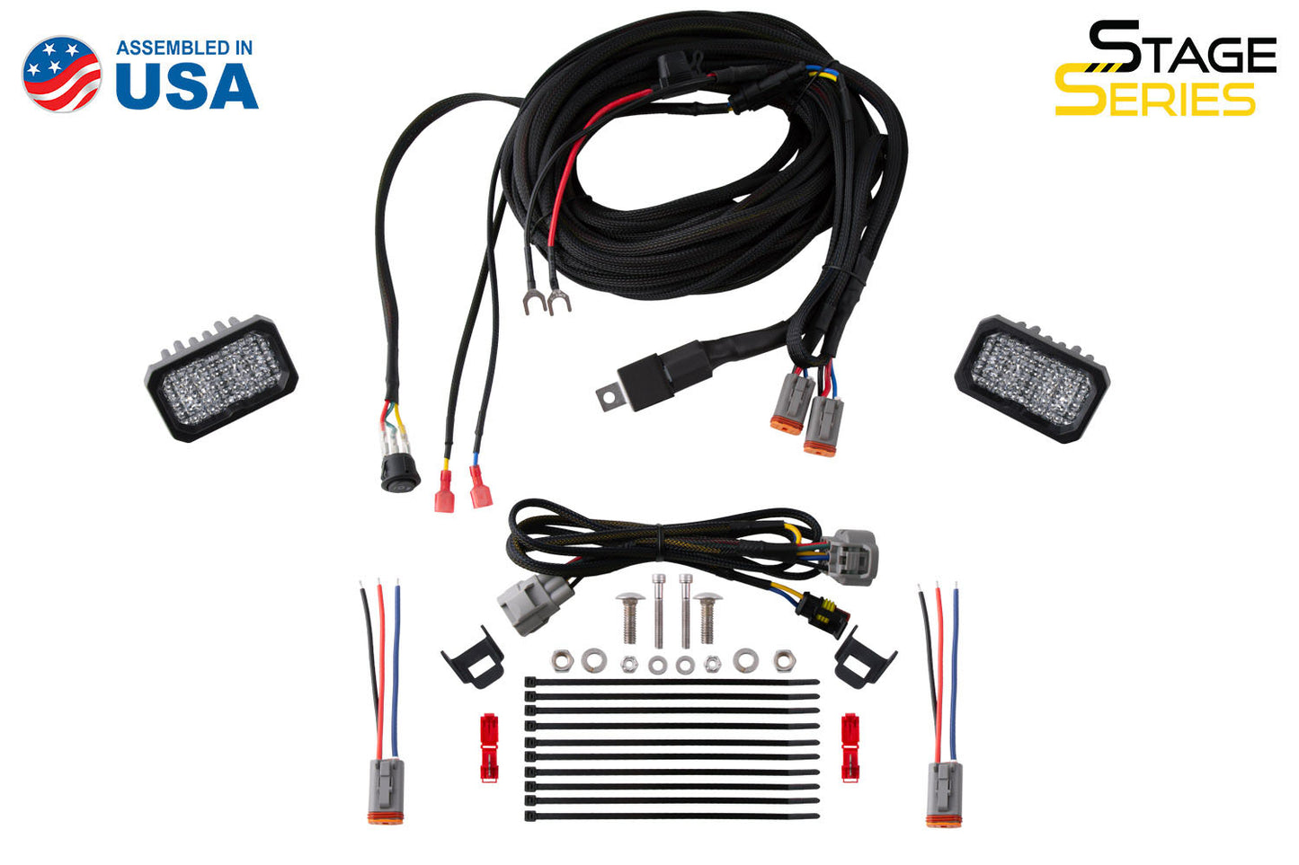 Kit de luces de marcha atrás Stage Series para Toyota Tacoma 2005-2015, C2 Pro Diode Dynamics