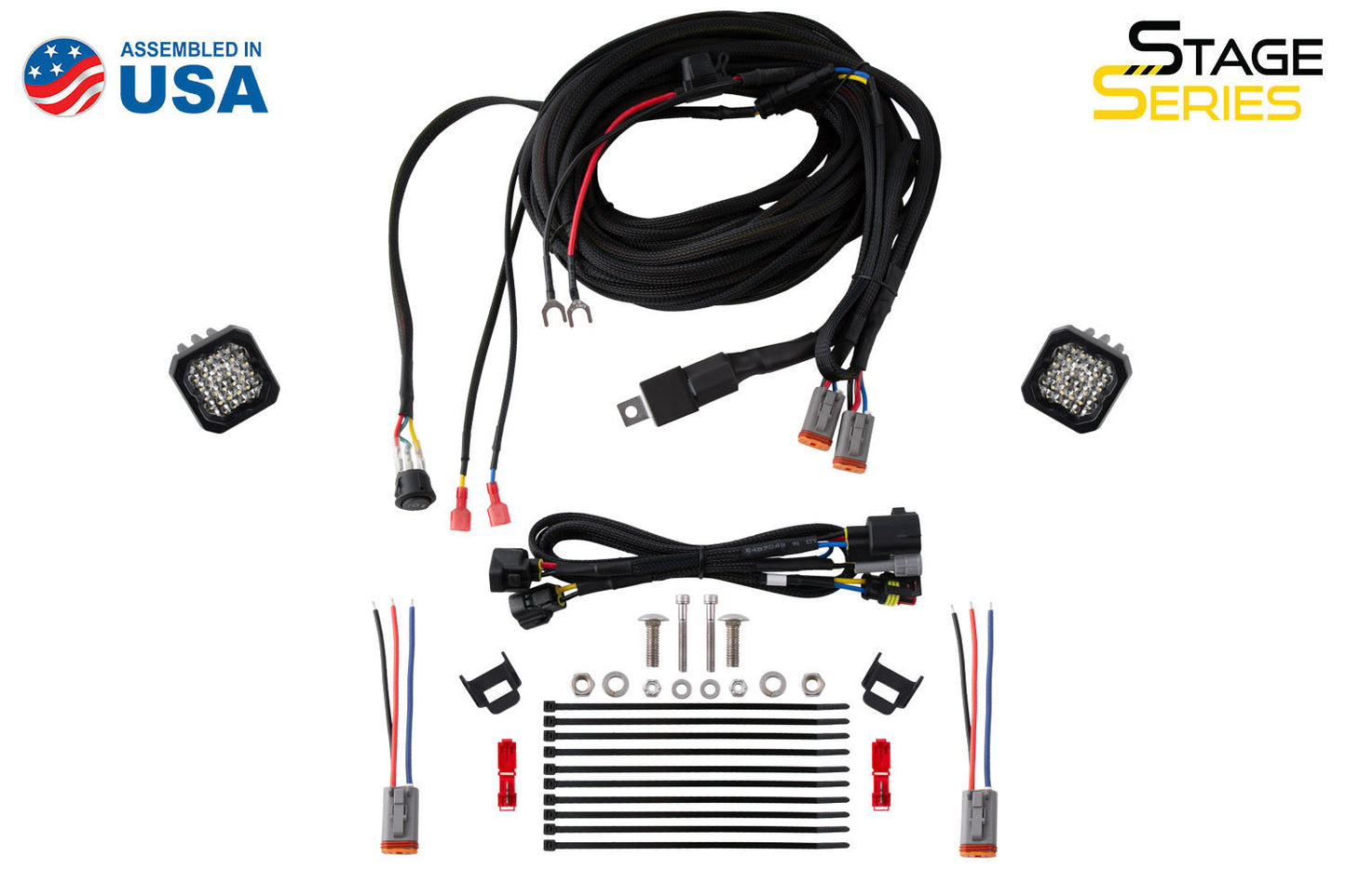 Stage Series Reverse Light Kit for 2016-2021 Toyota Tacoma, C2 Sport Diode Dynamics