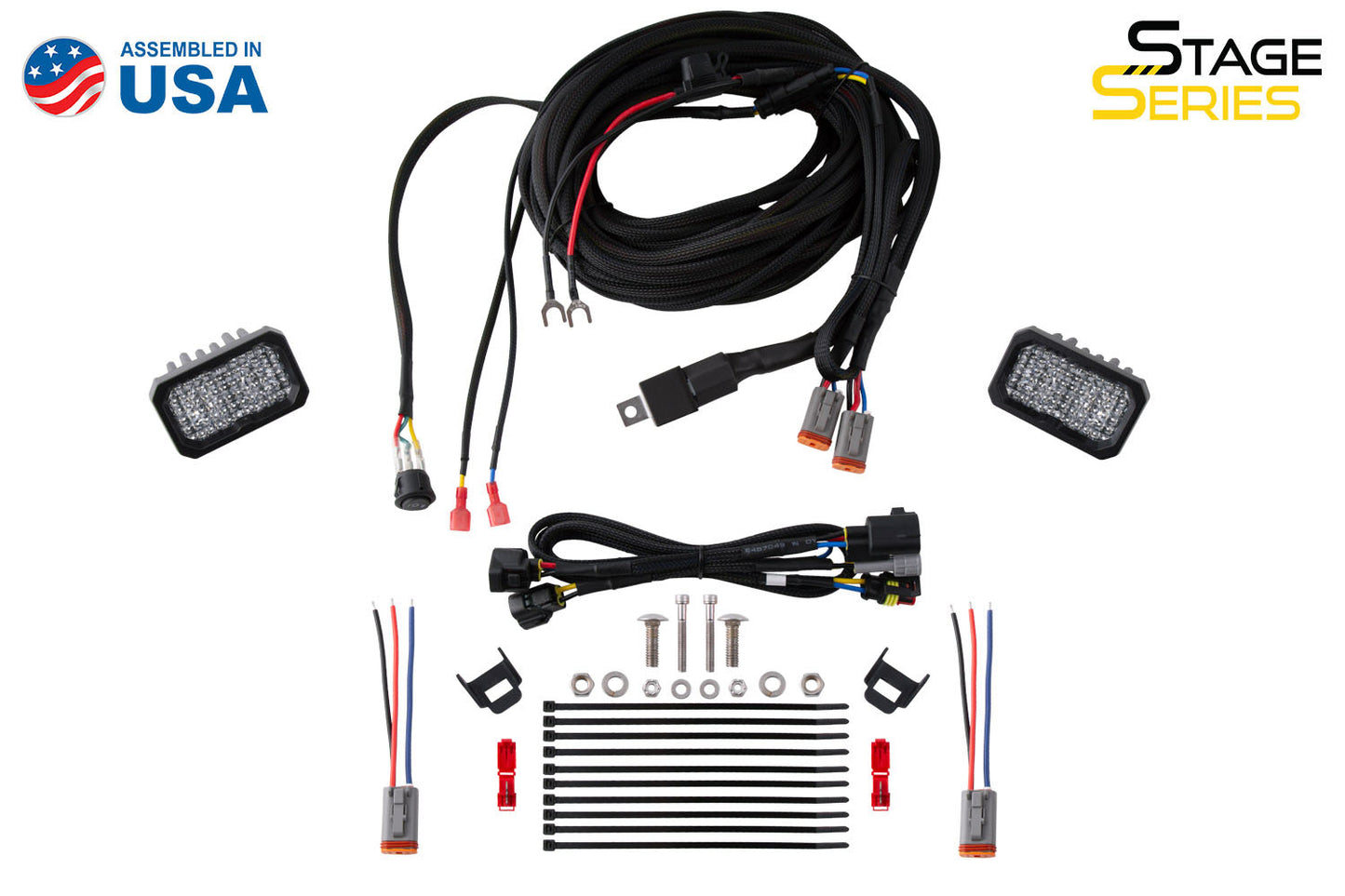 Stage Series Rückfahrscheinwerfer-Kit für 2016-2021 Toyota Tacoma, C2 Pro Diode Dynamics