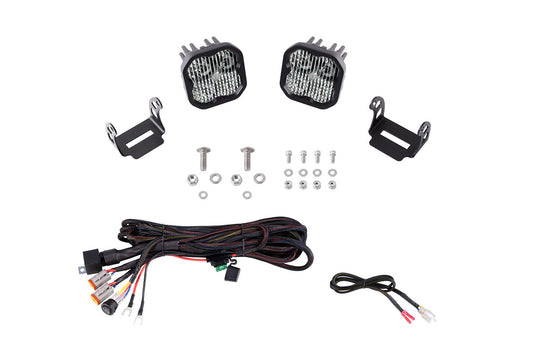 SS3 LED-Grabenlicht-Kit für 2021 Ford Bronco, Sport White Combo Diode Dynamics