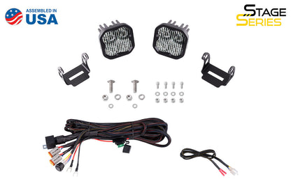 SS3 LED Ditch Light Kit for 21-22 Ford Bronco, Sport Yellow Combo Diode Dynamics