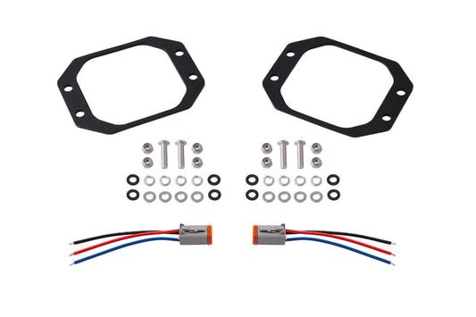 SS3 Backlit Flush Mounting Kit (pair) Diode Dynamics