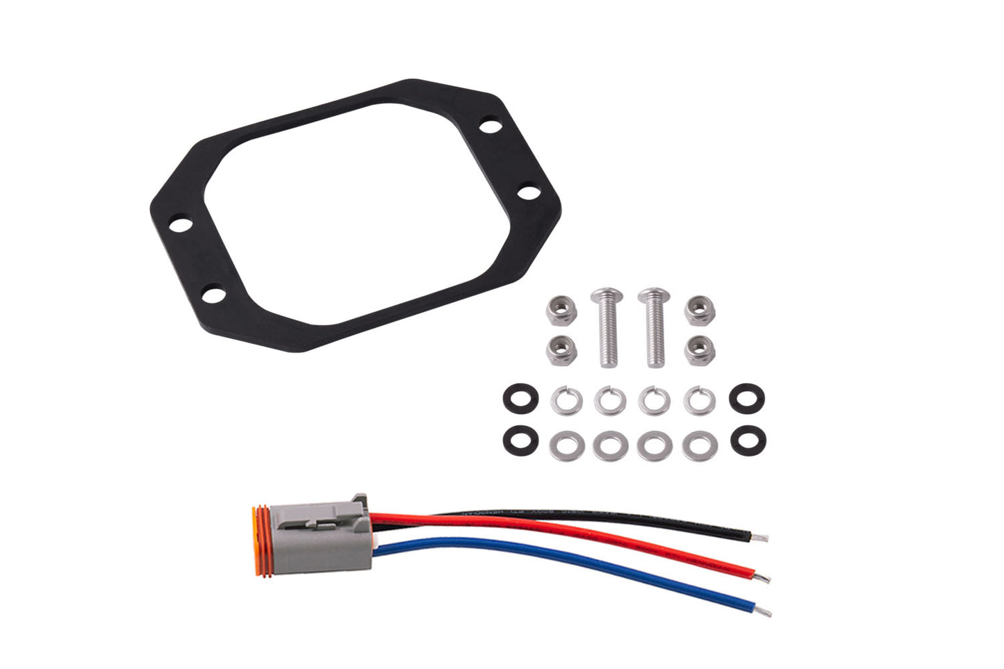 SS3-Bausatz für bündige Montage mit Hintergrundbeleuchtung (einzeln) Diode Dynamics