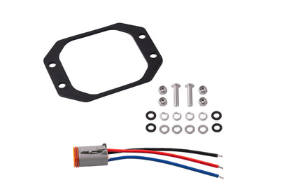 SS3-Bausatz für bündige Montage mit Hintergrundbeleuchtung (einzeln) Diode Dynamics