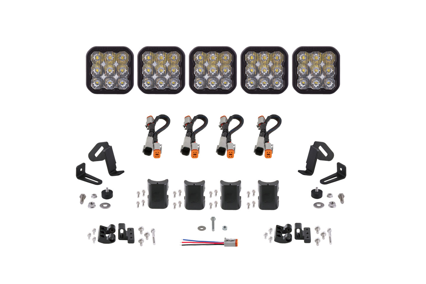 SS5 Sport Universal CrossLink 5-Pod Lichtleiste Weiß Driving Diode Dynamics