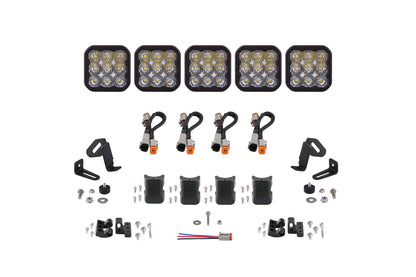 SS5 Pro Universal CrossLink 5-Pod Lightbar White Driving Diode Dynamics