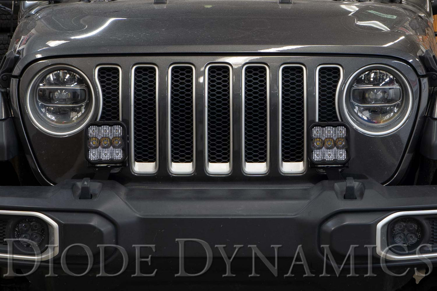 Jeep JL SS5 CrossLink Bumper Lightbar Kit Sport Combo Diode Dynamics