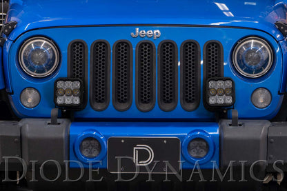 SS5 Bumper LED Pod Light Kit for 2007-2018 Jeep JK Wrangler